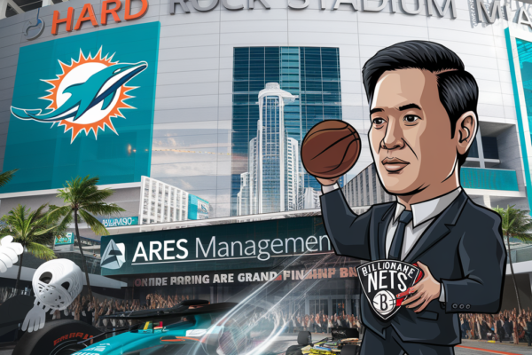 Billionaire Joe Tsai & Ares Management Close to Acquiring Miami Dolphins Stake