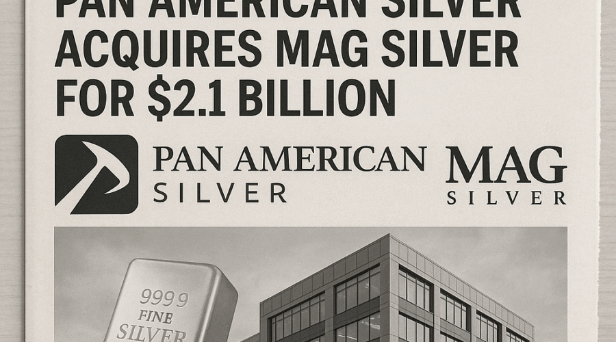Pan American Silver Consolidates Silver Dominance With Strategic $2.1 Billion MAG Silver Acquisition