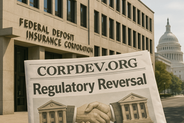 Regulatory Reversal: FDIC Scraps Biden-Era Merger Rules as Congress Reshapes Banking Landscape
