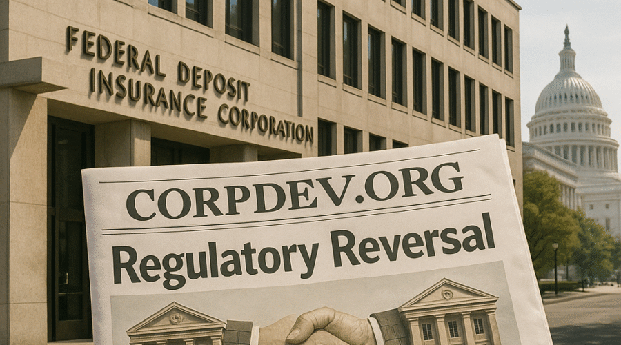 Regulatory Reversal: FDIC Scraps Biden-Era Merger Rules as Congress Reshapes Banking Landscape