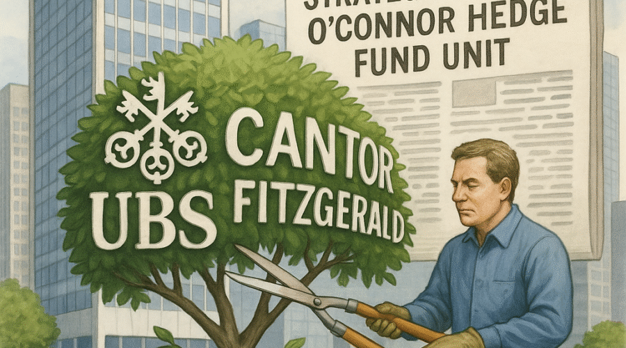 Strategic Divestiture in Focus: UBS Negotiates Sale of O'Connor Hedge Fund Unit to Cantor Fitzgerald