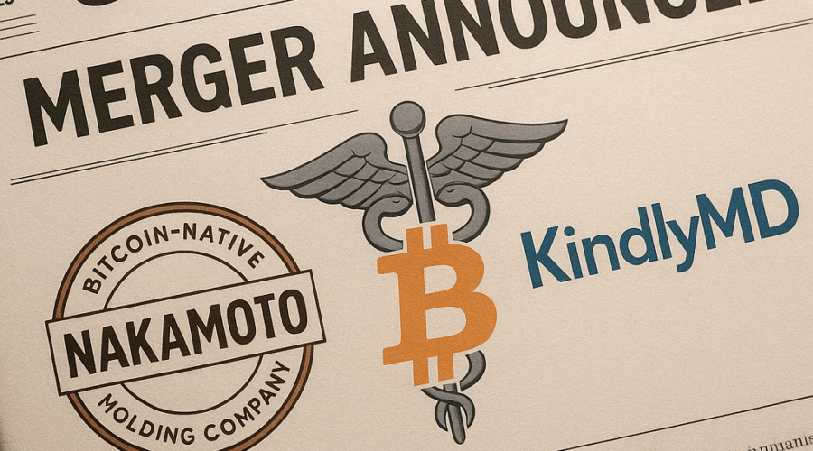 David Bailey and Bitcoin-Native Holding Company Nakamoto Announce Merger with KindlyMD® to Establish Bitcoin Treasury