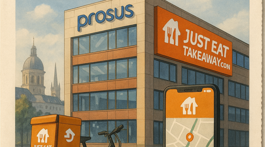 Prosus Bets €4.1B on European Food Delivery Dominance Through Just Eat Takeaway Acquisition