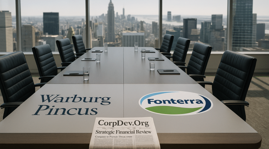 Warburg Pincus Emerges as Strategic Contender in Fonterra's $2.4 Billion Consumer Divestiture