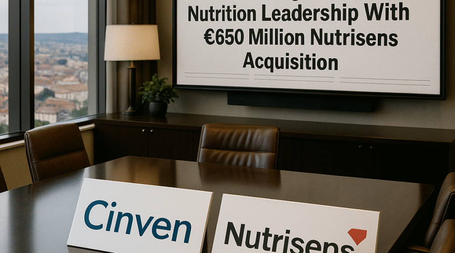 Cinven Targets Clinical Nutrition Leadership With €650 Million Nutrisens Acquisition
