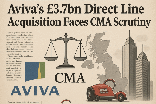 Aviva’s £3.7bn Direct Line Acquisition Faces CMA Scrutiny: Implications for UK Insurance Landscape