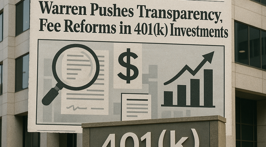 Private Equity in 401(k)s: Elizabeth Warren's Transparency and Fee Concerns Amid Industry Push