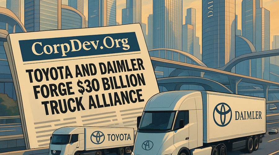 Strategic Consolidation in Commercial Vehicles: Toyota and Daimler Forge $30 Billion Truck Alliance