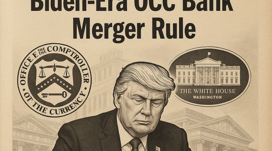Trump Inks Rollback Of Biden-Era OCC Bank Merger Rule