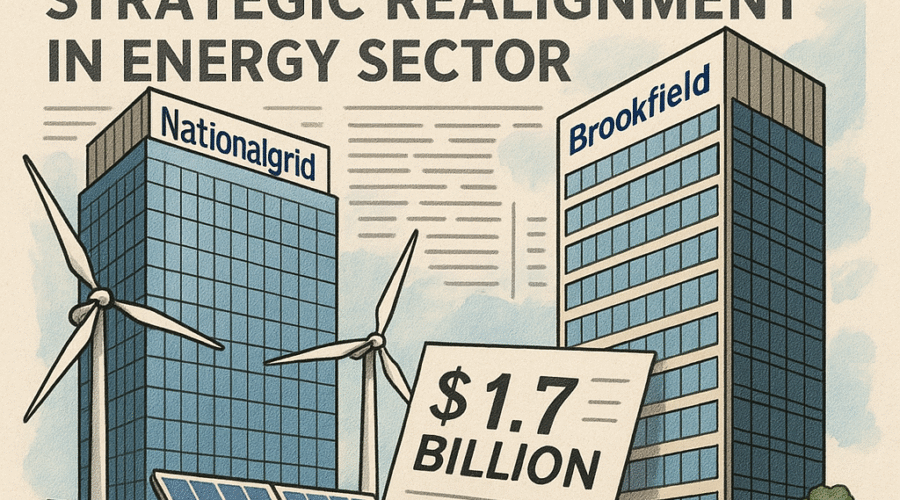 Strategic Realignment in Energy Sector: National Grid Completes $1.7 Billion Renewables Divestiture to Brookfield