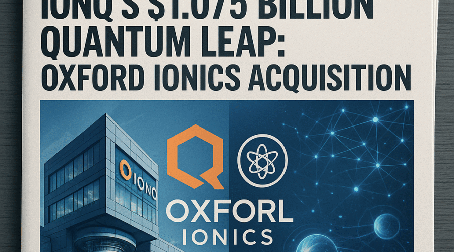 IonQ's $1.075 Billion Quantum Gambit: Strategic Acquisition of Oxford Ionics Reshapes Global Computing Landscape