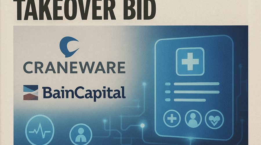 Craneware Rejects Bain Capital's £939M Takeover Bid: Strategic Implications for Healthcare SaaS Valuations