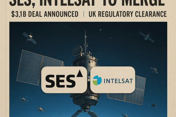 Satellite Sector Consolidation Accelerates: UK Clears $3.1B SES-Intelsat Merger Amidst LEO Disruption