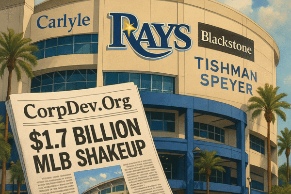 Private Equity and Real Estate Titans Eye Tampa Bay Rays in $1.7 Billion MLB Shakeup