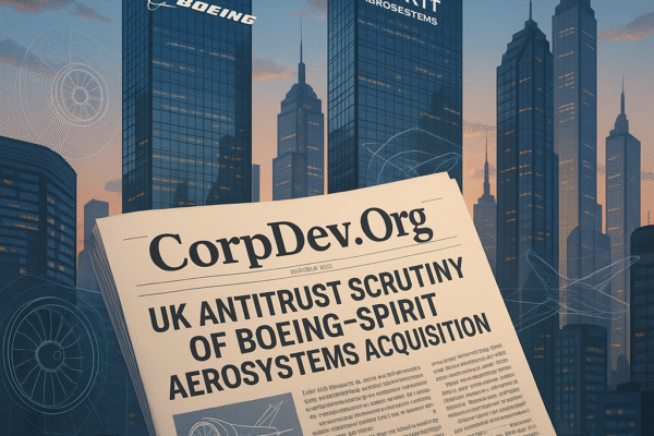 UK Antitrust Scrutiny of Boeing’s $4.7B Spirit AeroSystems Acquisition: Implications for Aerospace Competition