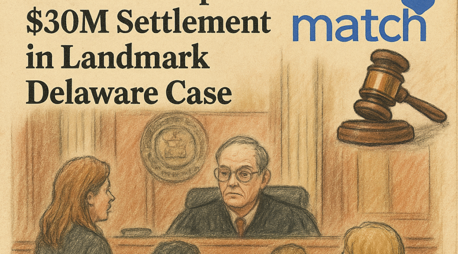 Match Group Secures $30M Settlement in Landmark Delaware Reverse Spinoff Case