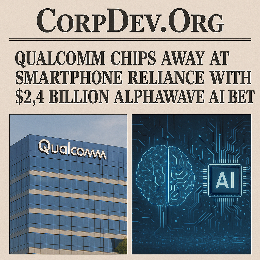 Image showcasing Qualcomm Chips Away at Smartphone Reliance with $2.4 Billion Alphawave ...