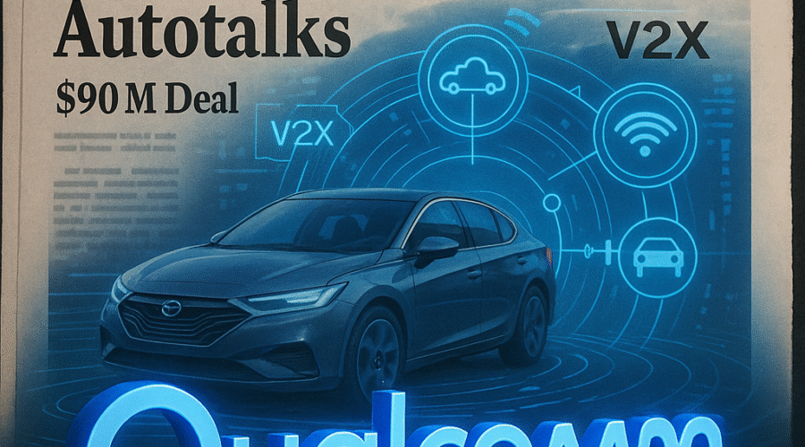 Qualcomm's Strategic Pivot: The $90M Autotalks Acquisition and Its Implications for V2X Dominance
