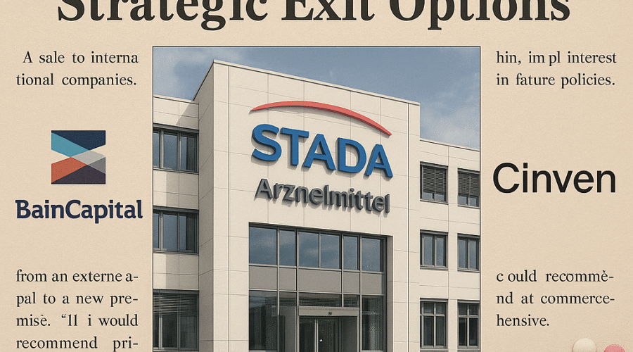 Bain Capital and Cinven Navigate Strategic Exit Options for Stada Arzneimittel