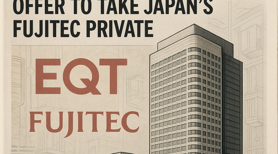 EQT Launches $2.7B Tender Offer to Take Japan’s Fujitec Private
