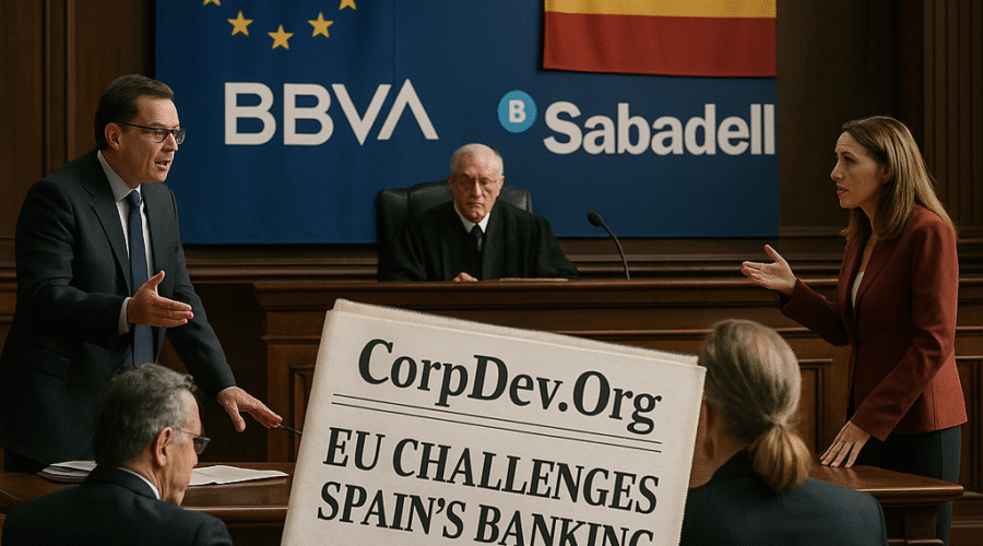 EU Challenges Spain's Banking Merger Intervention: Legal Clash Over BBVA-Sabadell Deal