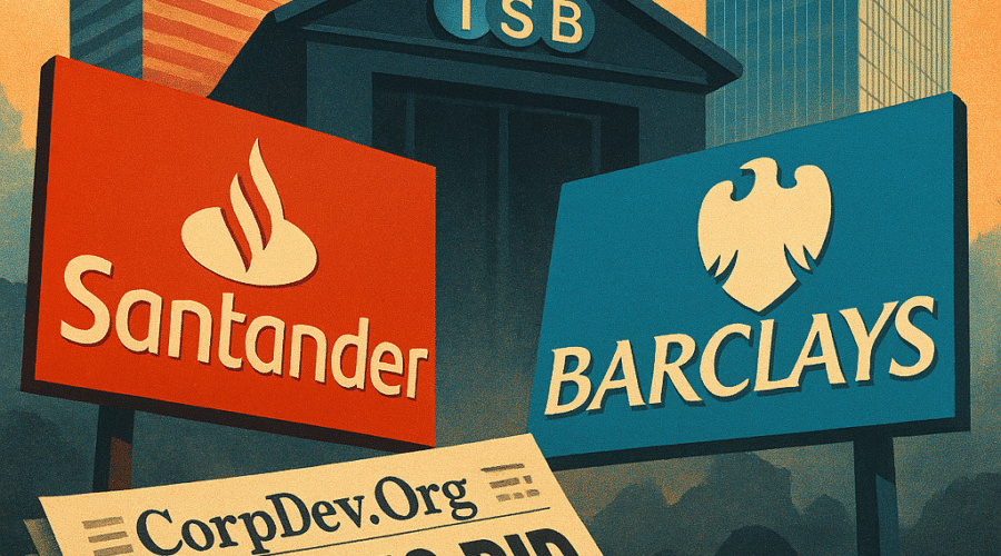Santander and Barclays Vie for TSB in High-Stakes Banking Bid