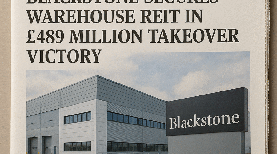 Blackstone Secures Warehouse REIT in £489 Million Takeover Victory