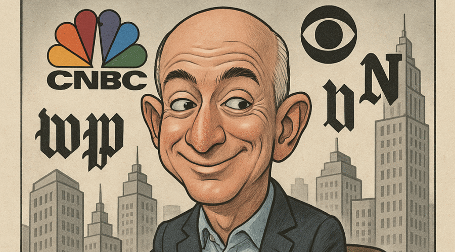 Bezos Denies CNBC Acquisition Rumors Amid Media Empire Speculation