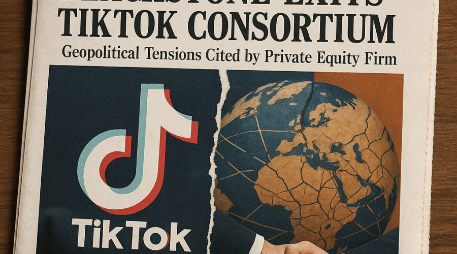 Blackstone's Exit from TikTok Consortium: Geopolitical Tensions Reshape Landmark Tech Deal