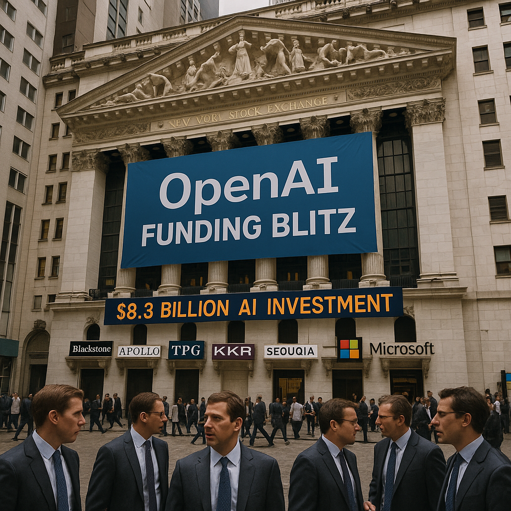 Wall Street Giants Join $8.3 Billion OpenAI Funding Blitz as Private ...