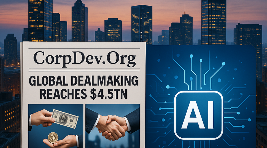 Global Dealmaking Hits $4.5tn in Second-Best Year on Record: Megadeals and AI Bets Fuel M&A Surge