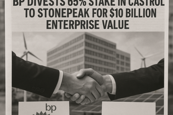 BP Divests 65% Stake in Castrol to Stonepeak for $10 Billion Enterprise Value: Strategic Pivot in **Private Equity Energy Investments**