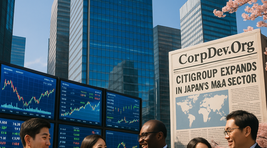 Citigroup Seizes Japan's M&A Boom, Plans to Expand Investment Banking Team