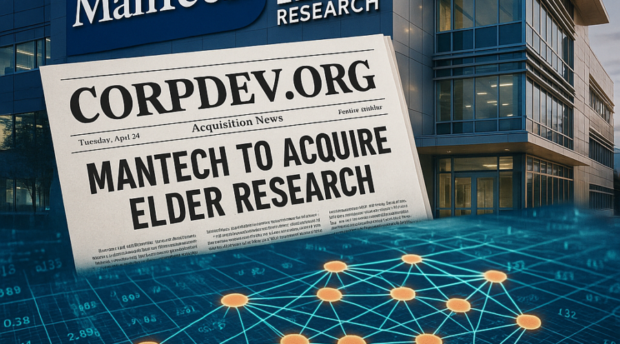 MANTECH Acquires Data and AI Leader Elder Research to Bolster Advanced Analytics Capabilities