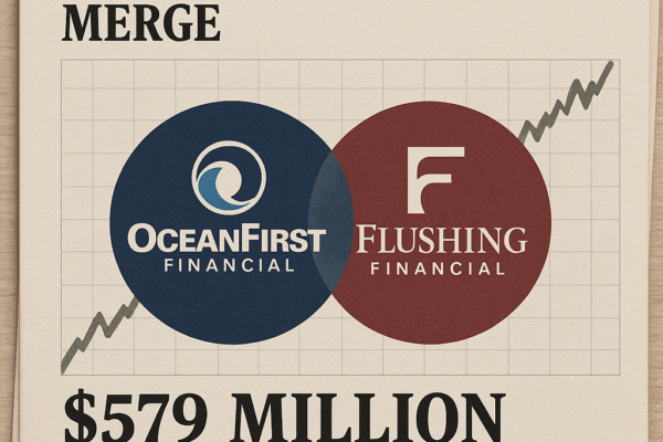 OceanFirst Financial and Flushing Financial Strike $579 Million All-Stock Merger, Backed by $225 Million Warburg Pincus Infusion