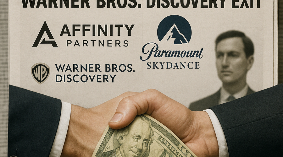 Jared Kushner’s Affinity Partners Exits Paramount Skydance’s $108 Billion Hostile Bid for Warner Bros. Discovery