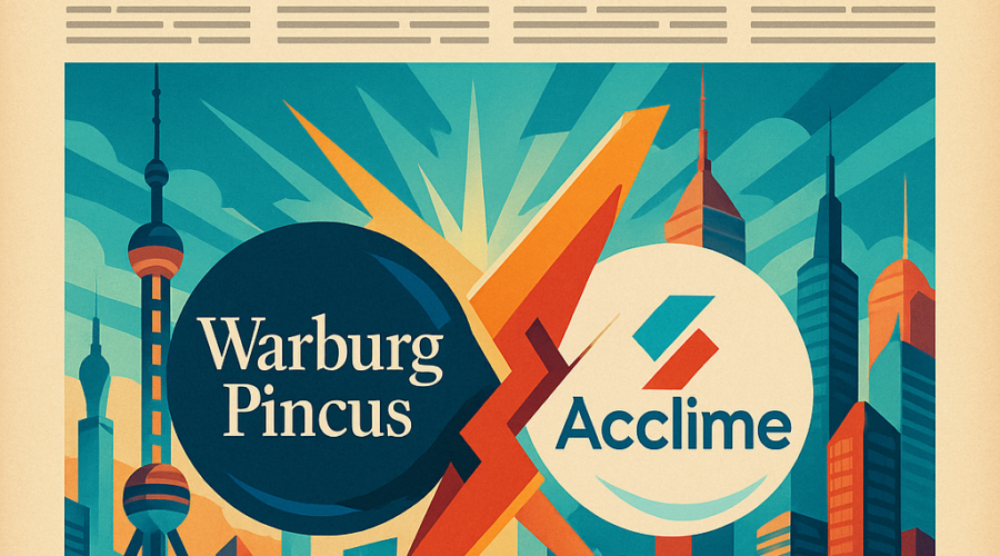 Warburg Pincus Poised to Inject Up to $1 Billion in Acclime, Signaling PE Appetite for Asia-Pacific **Corporate Services Platforms**