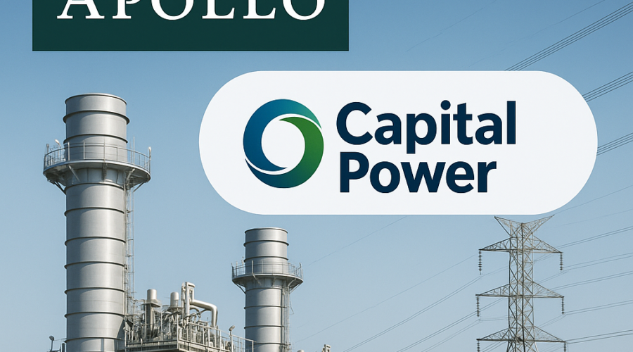 Apollo and Capital Power Launch $3 Billion Partnership to Acquire U.S. Gas-Fired Power Plants