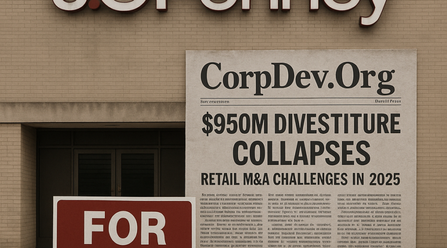 J.C. Penney's $950M Store Divestiture Collapses: What the Failed Deal Reveals About Retail M&A Headwinds in 2025