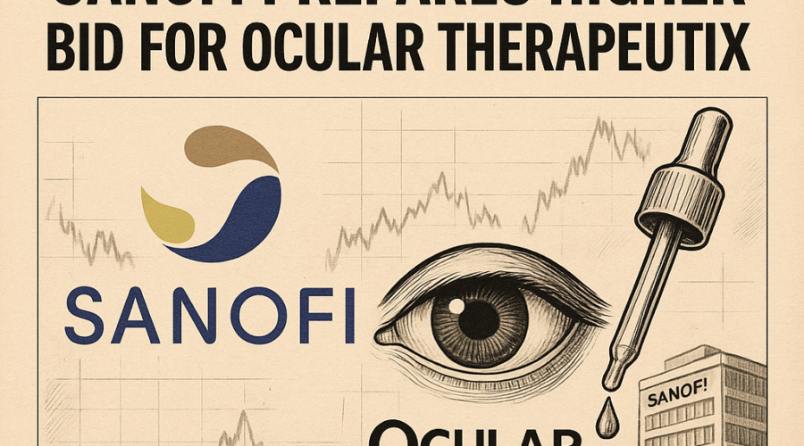 Sanofi Prepares Higher Bid for Ocular Therapeutix After $16/Share Rejection