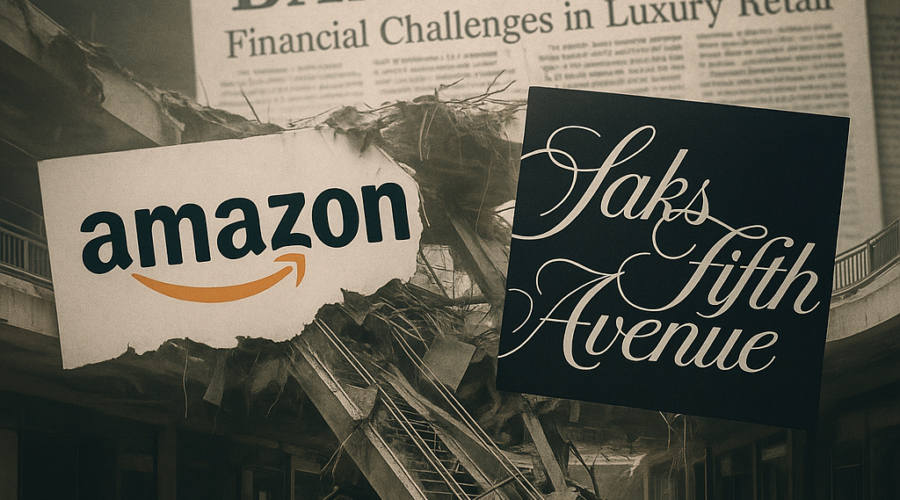 Amazon Challenges Saks Global Bankruptcy Financing, Citing $475 Million Stake as 'Worthless' Amid Luxury Retail Restructuring
