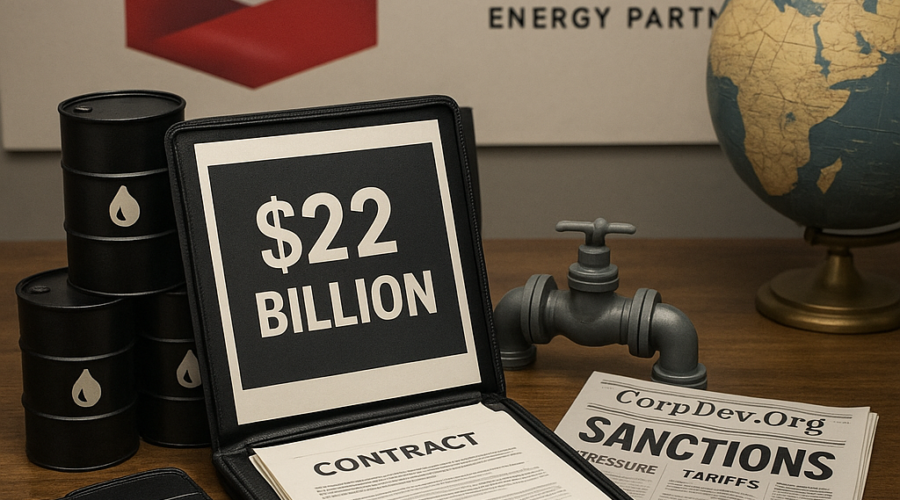 Chevron and Quantum Energy Partners Gear Up for $22 Billion Bid on Lukoil's International Assets Amid Sanctions Squeeze