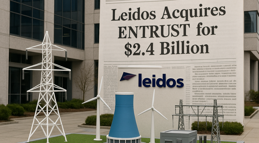 Leidos Buys ENTRUST In $2.4 Billion Power Infrastructure Bet