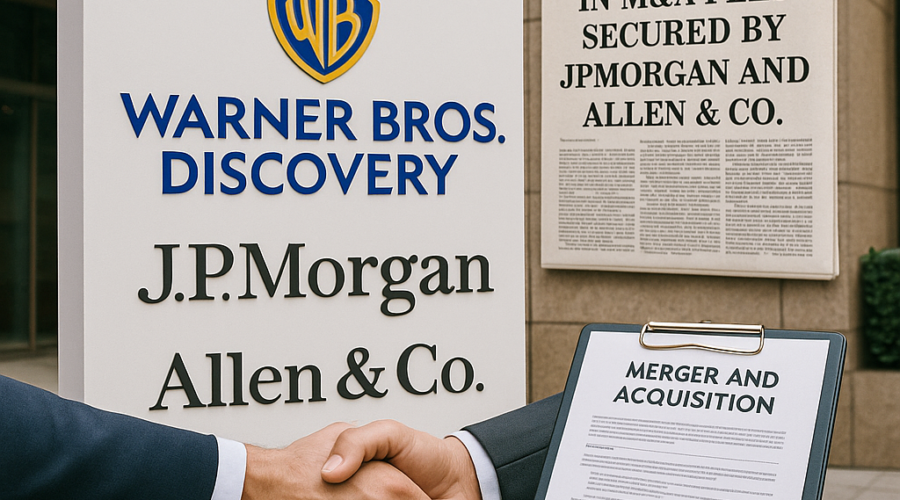 No Matter Who Buys Warner Bros. Discovery, JPMorgan and Allen & Co. Secure $180 Million in M&A Fees