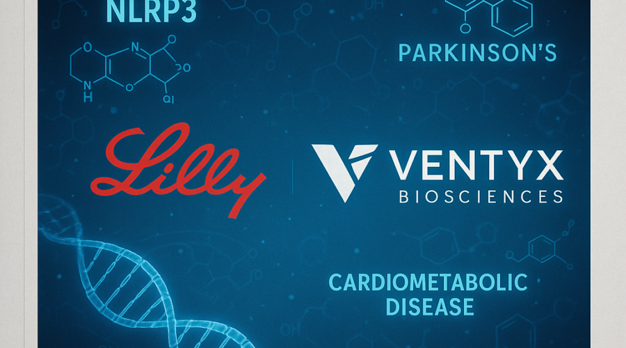 Lilly Buys Inflammation Biotech Ventyx for $1.2 Billion: Strategic Bet on NLRP3, Parkinson’s and Cardiometabolic Disease