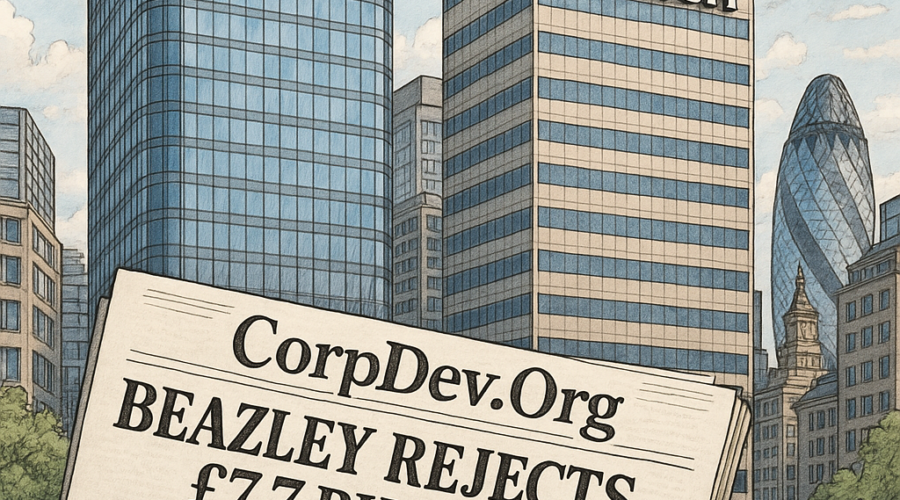 Beazley Rejects £7.7 Billion Zurich Takeover Bid, Citing Undervaluation