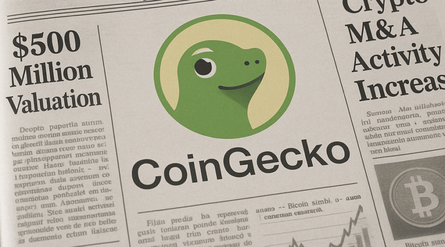 CoinGecko CEO Confirms Sale Talks at $500 Million Valuation Amid Crypto M&A Surge