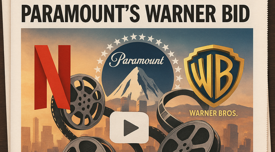 Netflix Dismisses Paramount's Warner Bid as Bidding War Escalates