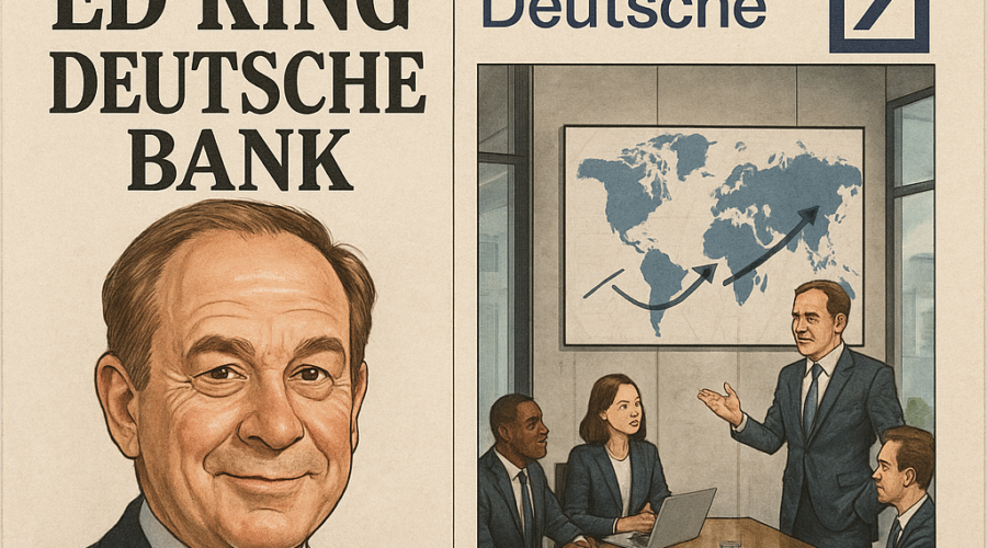 Deutsche Bank Bolsters Global M&A Leadership with Ed King Hire as Vice Chair