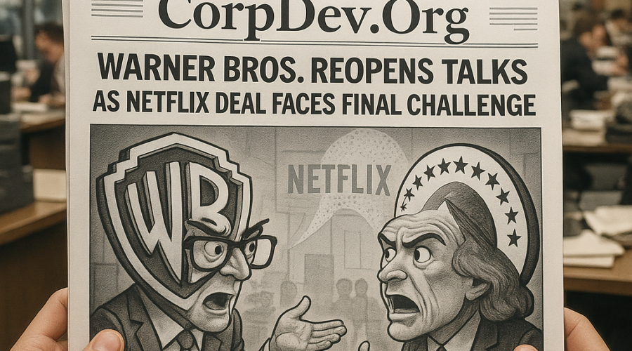 Warner Bros. Reopens Paramount Talks as Netflix Deal Faces Final Challenge